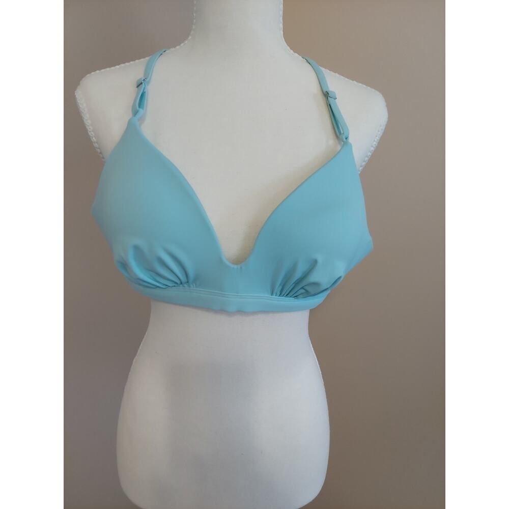 NWOT Athleta Bra Hooks In Back Blue NWOT